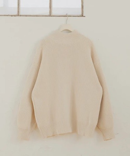 amr. カーディガン ハイネックジップカーディガン レディース