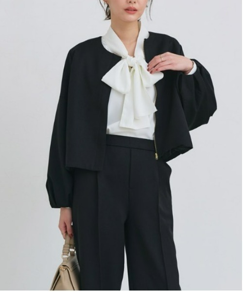 Pierrot（ピエロ） セットアップ ボリュームブルゾンワイドパンツ