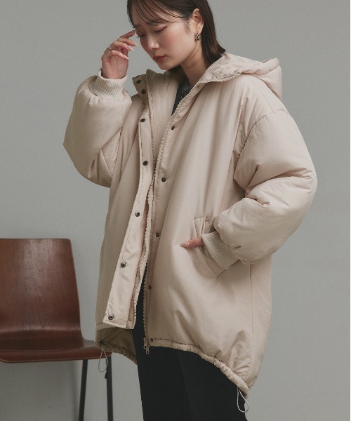 「ad thie」 マウンテンパーカー FREE オフホワイト レディース_画像5