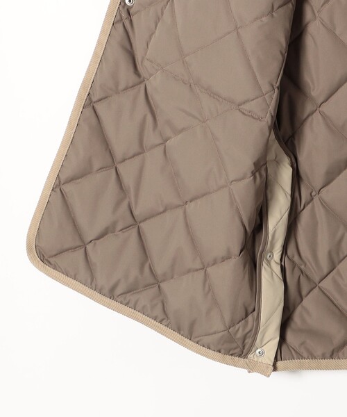 「TAION」 ダウンコート MEDIUM ベージュ レディース_画像8