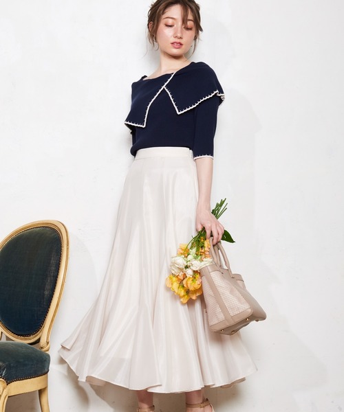 「NOELA」 フレアスカート S グリーン レディース_画像7