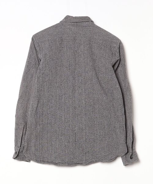 「SHIPS GENERAL SUPPLY」 長袖シャツ - ブラック メンズ_画像2