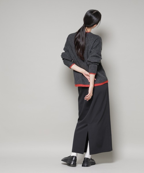 「PENNEYS」 ニットカーディガン FREE チャコール レディース_画像4