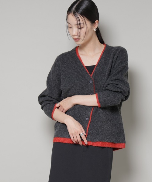 「PENNEYS」 ニットカーディガン FREE チャコール レディース_画像5