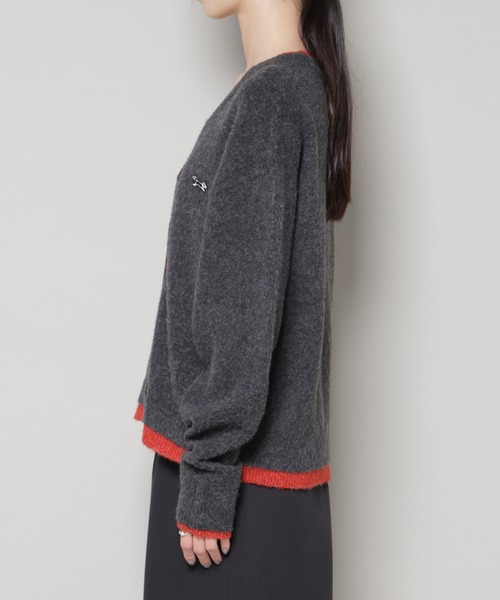「PENNEYS」 ニットカーディガン FREE チャコール レディース_画像9
