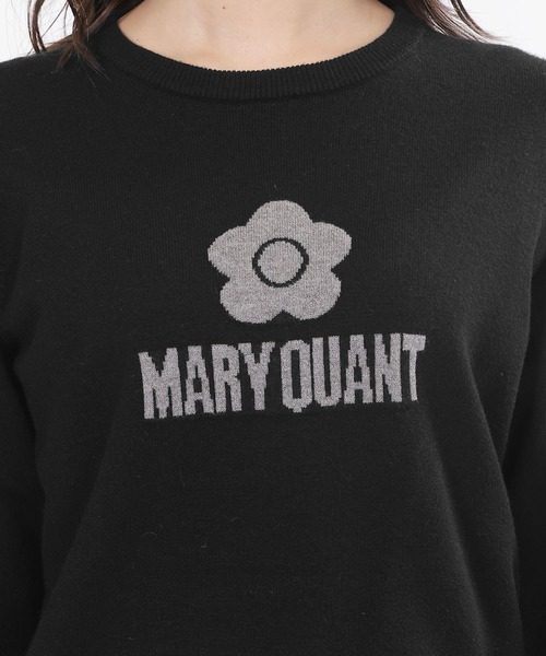 「MARY QUANT」 長袖ニット M ホワイト レディース_画像7