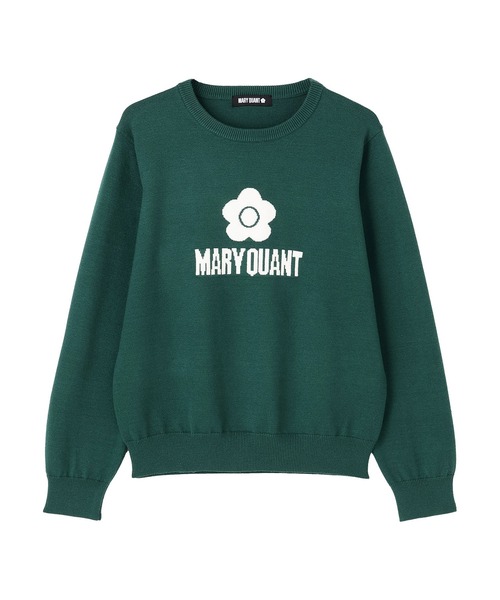 「MARY QUANT」 長袖ニット M ホワイト レディース_画像9