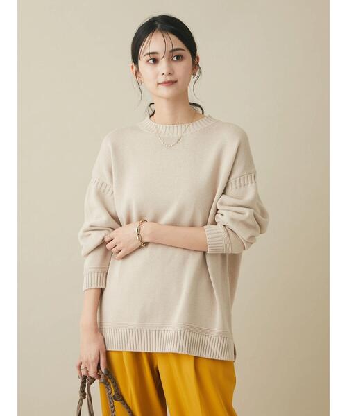 「CRAFT STANDARD BOUTIQUE」 長袖ニット FREE ブルー レディース_画像2