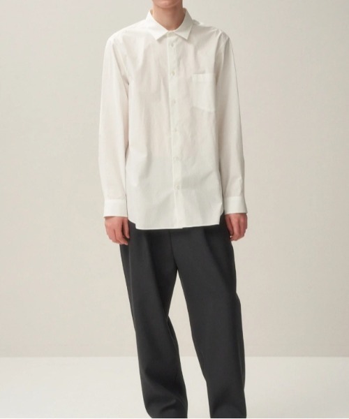 シャツ ATON (エイトン)SUVIN BROAD | STANDARD SHIRT メンズ レディースの画像