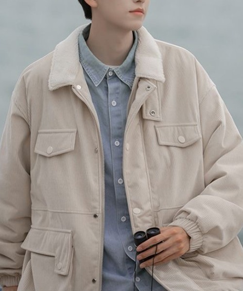 「FreeZone」 ブルゾン FREE グレー メンズ_画像3