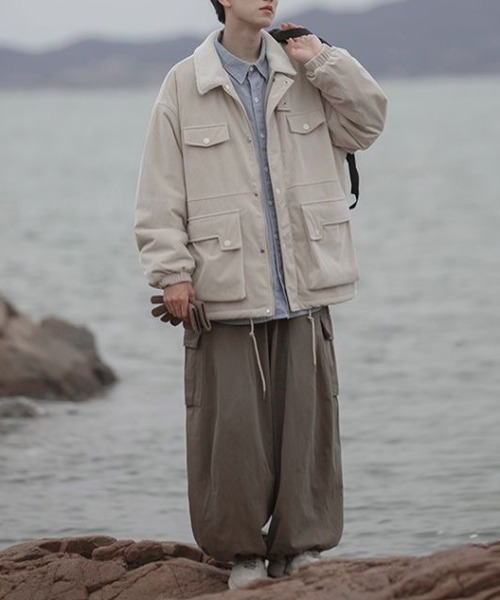 「FreeZone」 ブルゾン FREE グレー メンズ_画像4