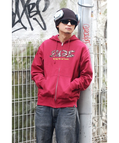 BGL パーカー LEOPARD STUDS ZIP PARKA / レオパード / ヒョウ柄