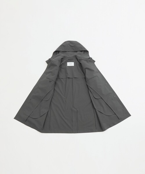 ステンカラーコート コート シャドーリップストップ  WELLINGTON(ウェリントン) BT HOOD SHORT メンズの画像
