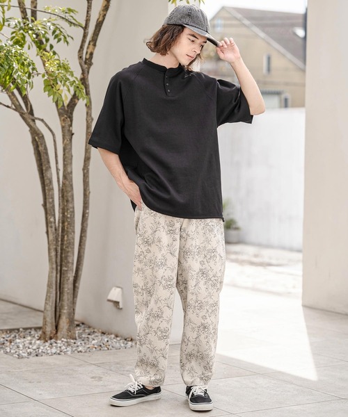 CAMBIO（カンビオ） ヘンリーネック tシャツ mt10322- ヘンリーネック