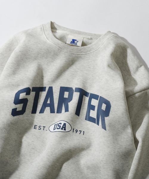 「STARTER」 スウェットカットソー LARGE グリーン メンズ_画像9