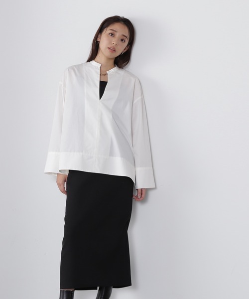 「NATURAL BEAUTY BASIC」 スカート MEDIUM キャメル レディース_画像3