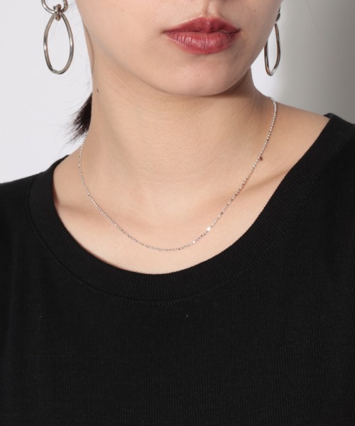 ネックレス SILVER925チェーンネックレス レディース