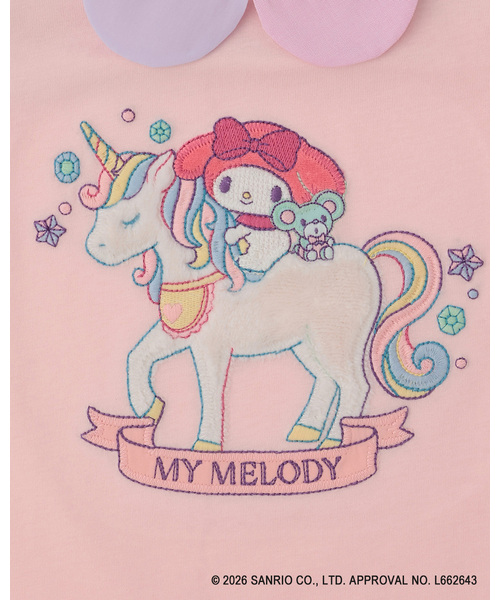 babycheer（ベイビーチアー） tシャツ 「マイメロディ/シナモロール
