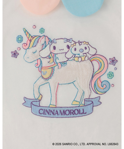 babycheer（ベイビーチアー） tシャツ 「マイメロディ/シナモロール