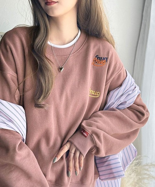 「Java」 スウェットカットソー X-LARGE グレー レディース_画像2