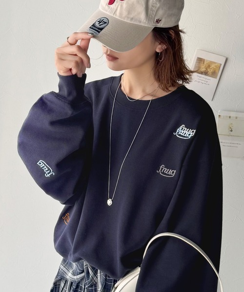 「Java」 スウェットカットソー X-LARGE グレー レディース_画像4