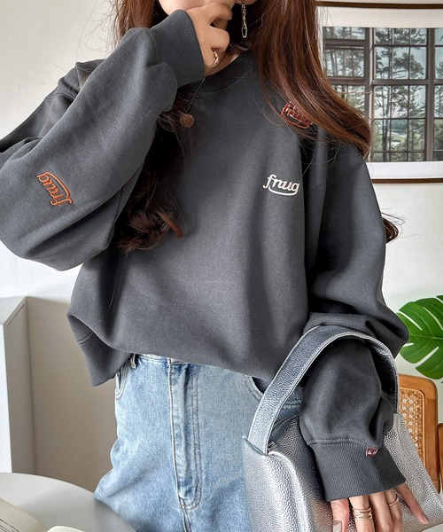 「Java」 スウェットカットソー X-LARGE グレー レディース_画像10