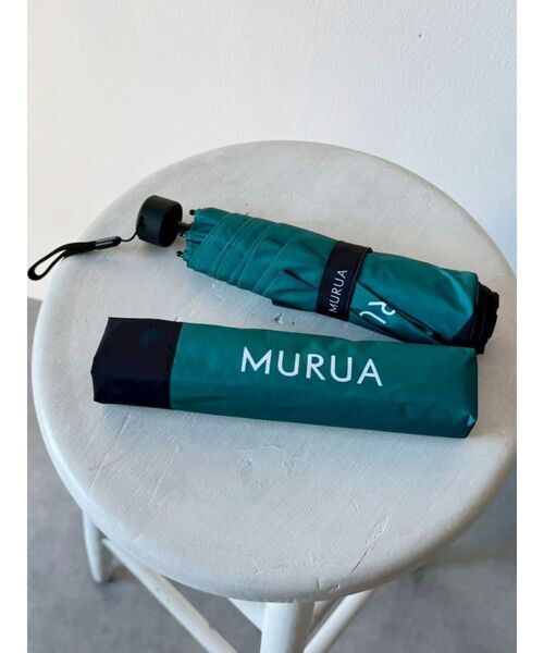 MURUA（ムルーア） 日傘 折りたたみ傘 折り畳み 晴雨兼用 マルチカラー