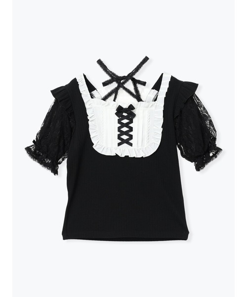 NOEMIE（ノエミー） tシャツ 半袖 ゴシックチョーカーネックレース