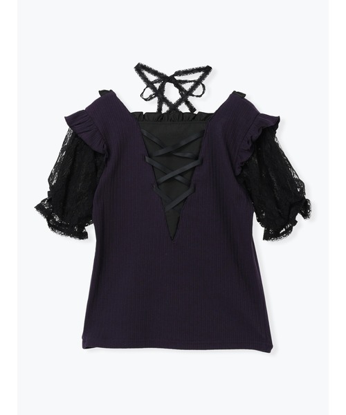 NOEMIE（ノエミー） tシャツ 半袖 ゴシックチョーカーネックレース