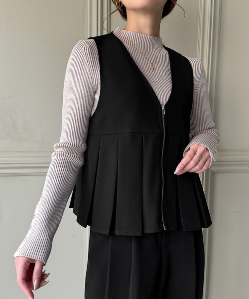 「junoah」 セットアップ SMALL ダークグレー レディース_画像4