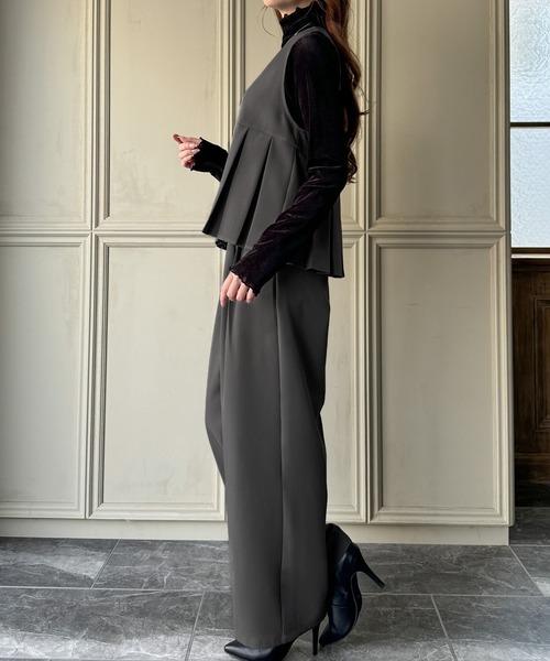 「junoah」 セットアップ SMALL ダークグレー レディース_画像8