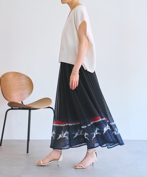BEARDSLEY（ビアズリー） ニット セーター インレイノースリーブプル