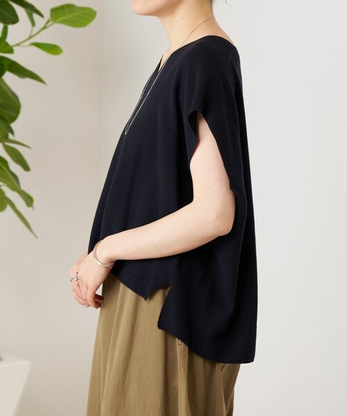 BEARDSLEY（ビアズリー） ニット セーター インレイノースリーブプル