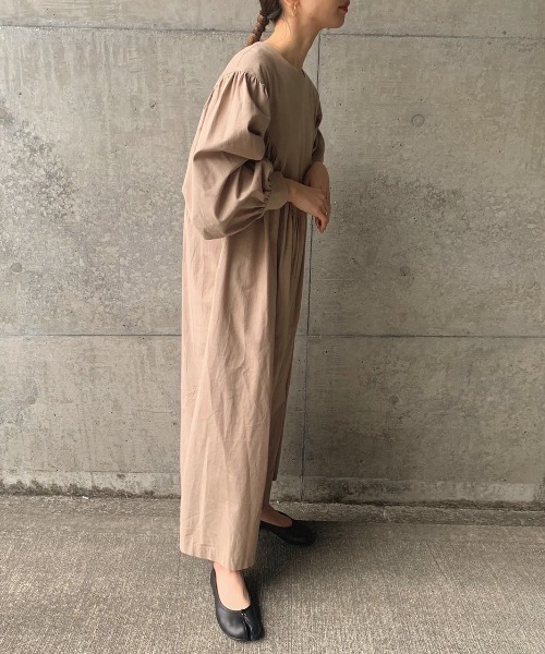 「INTER FACTORY」 長袖ワンピース FREE ブラック レディース_画像6