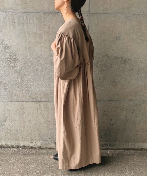 「INTER FACTORY」 長袖ワンピース FREE ブラック レディース_画像9