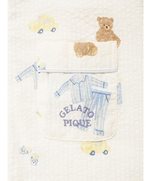 熊柄　パーティ gelato pique（ジェラートピケ） ベビー服 ロンパース 「BABY