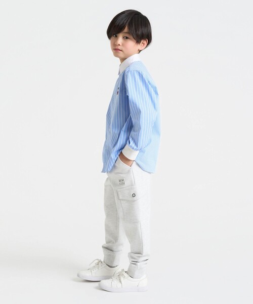 「COMME CA ISM」 「KIDS」長袖シャツ 140cm ネイビー キッズ_画像2
