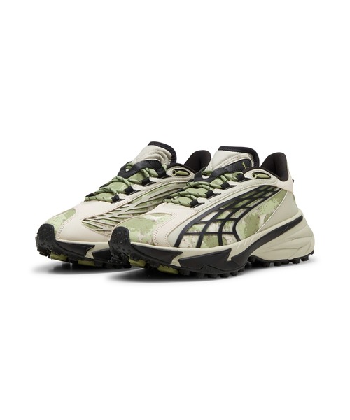 「PUMA」 ローカットスニーカー 24.5cm グリーン レディース_画像5