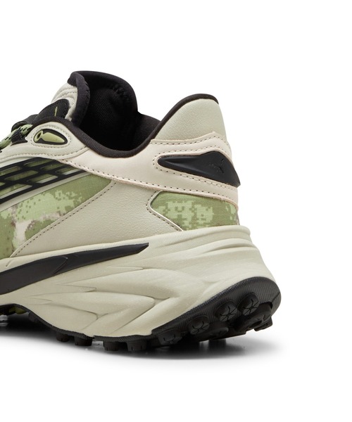 「PUMA」 ローカットスニーカー 24.5cm グリーン レディース_画像6