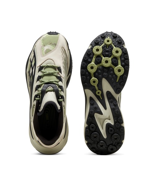 「PUMA」 ローカットスニーカー 24.5cm グリーン レディース_画像7