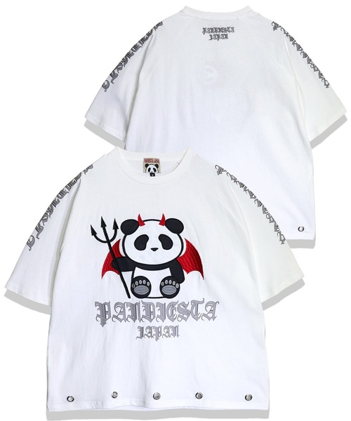 PANDIESTA（パンディエスタ） tシャツ デビルパンダさんハトメTシャツ