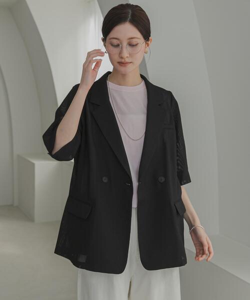 URBAN RESEARCH（アーバンリサーチ） コート アウター シアーメッシュ