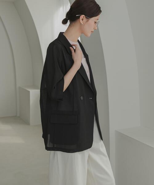 URBAN RESEARCH（アーバンリサーチ） コート アウター シアーメッシュ