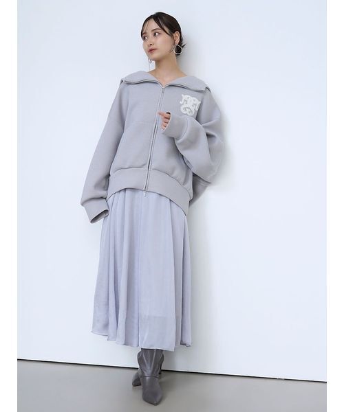 SNIDEL（スナイデル） ジップアップパーカー F ピンク レディース