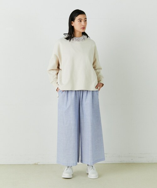 「conges payes ADIEU TRISTESSE」 長袖ブラウス 38 グレー レディース_画像5