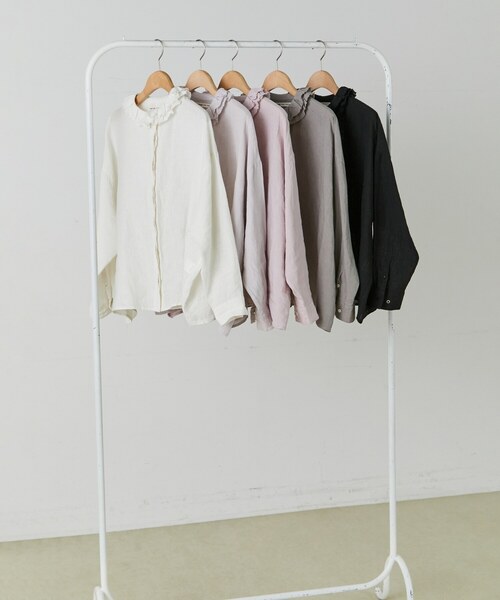 「conges payes ADIEU TRISTESSE」 長袖ブラウス 38 グレー レディース_画像6
