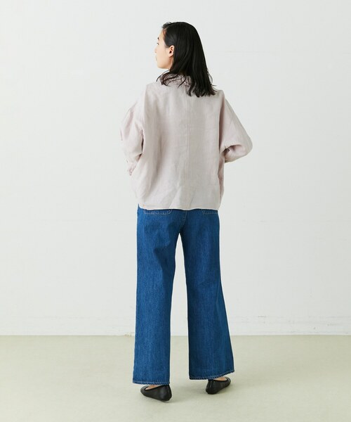 「conges payes ADIEU TRISTESSE」 長袖ブラウス 38 グレー レディース_画像7