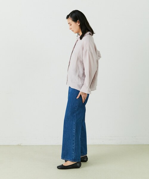 「conges payes ADIEU TRISTESSE」 長袖ブラウス 38 グレー レディース_画像9