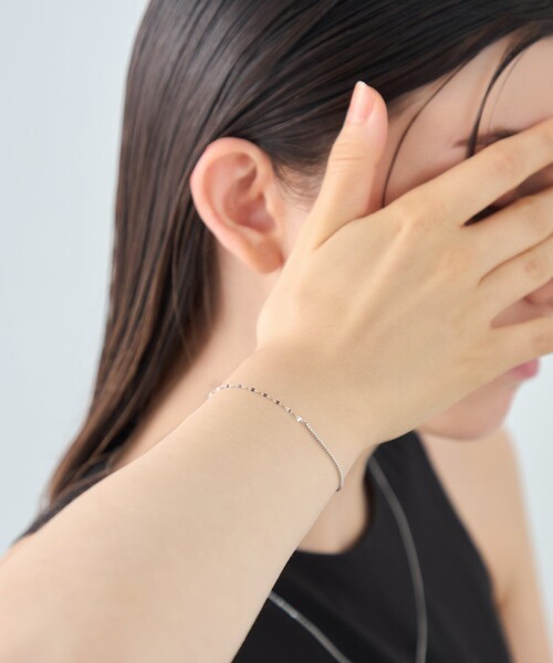 ブレスレット 「レイヤード」 チェーン コンビ ブレスレット レディースの画像