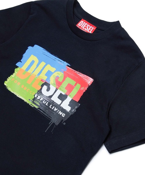 「DIESEL KIDS」 「KIDS」半袖Tシャツ 16Y ホワイト キッズ_画像4